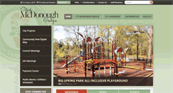 Desktop Screenshot of mcdonoughga.org